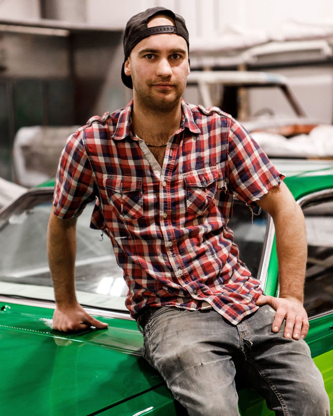 Eli Peter Layfield, owner of Jack's Custom Restoration in Telkwa BC
