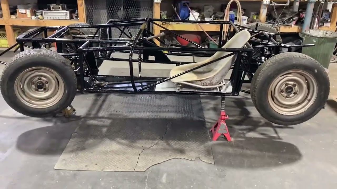 1959 Devin fibreglass kit car, Chassis build and body fitting, Jack's Custom Restoration Telkwa BC